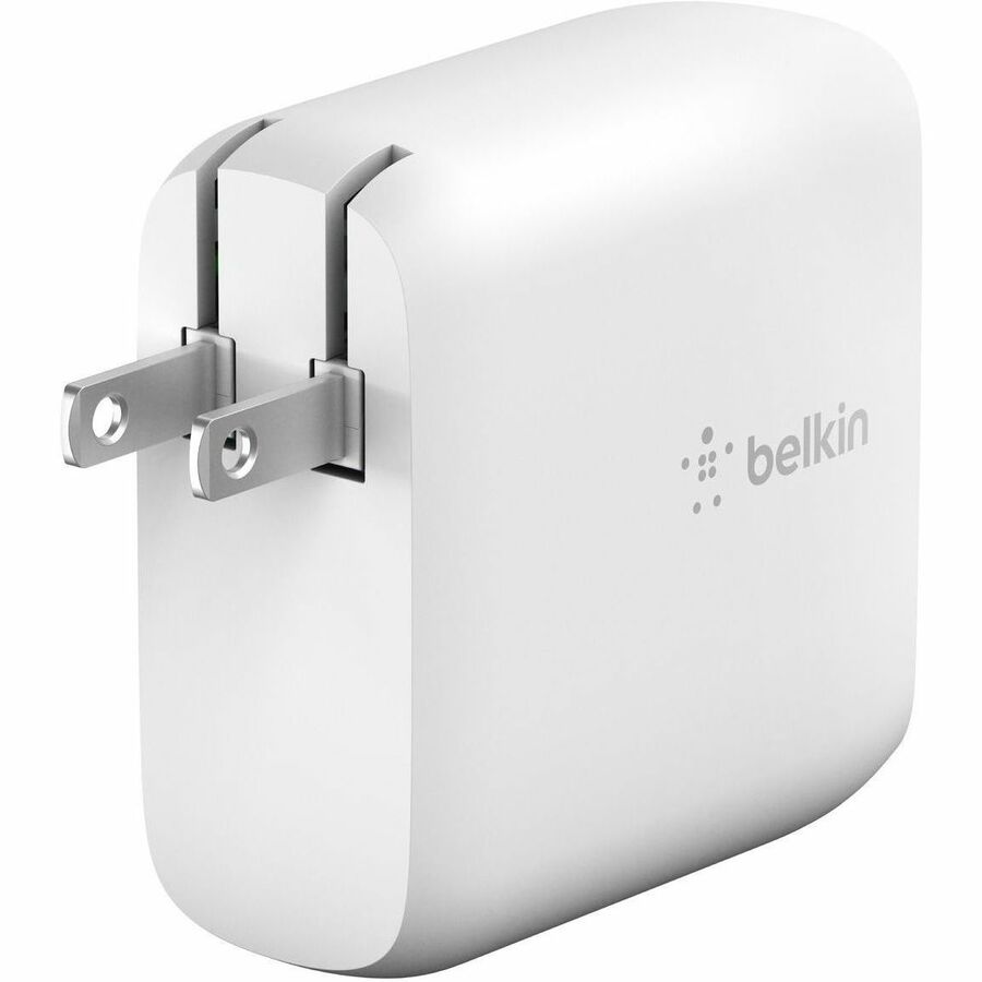 Belkin BoostCharge Pro Dual USB-C PD GaN Wall Charger 68W – Compact Fast Charging for Multiple Devices