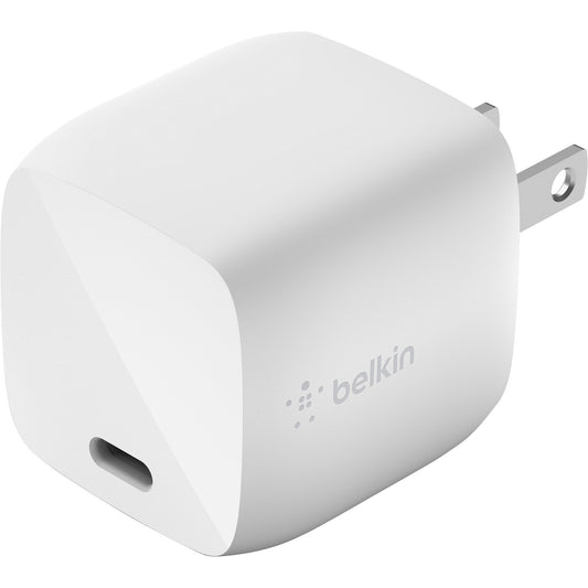 Belkin BoostCharge 30W USB-C Power Delivery GaN Wall Charger with Foldable Prongs