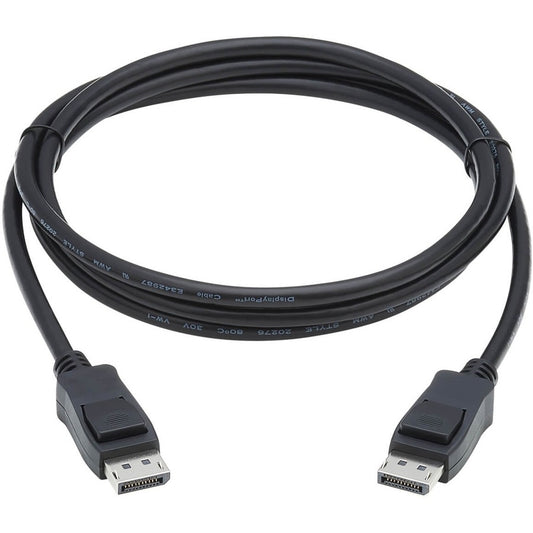 Eaton Tripp Lite Series DisplayPort 1.4 Cable with Latching Connectors, 8K (M/M), Black, 6 ft.