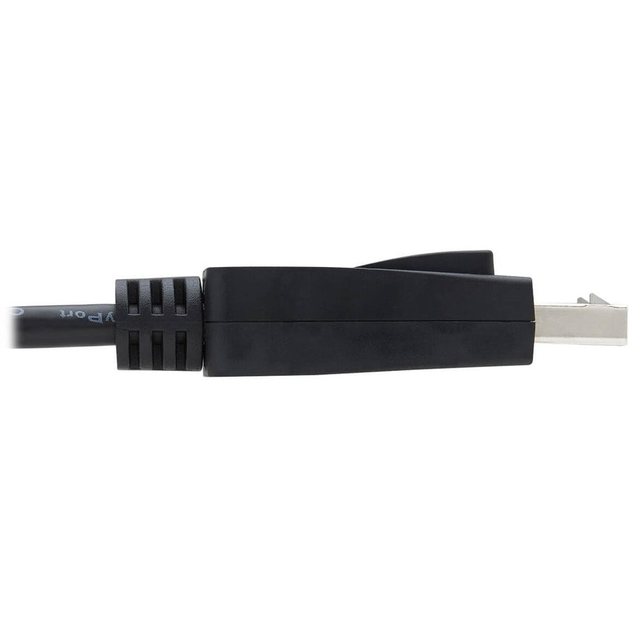 Eaton Tripp Lite Series DisplayPort 1.4 Cable with Latching Connectors, 8K (M/M), Black, 6 ft.