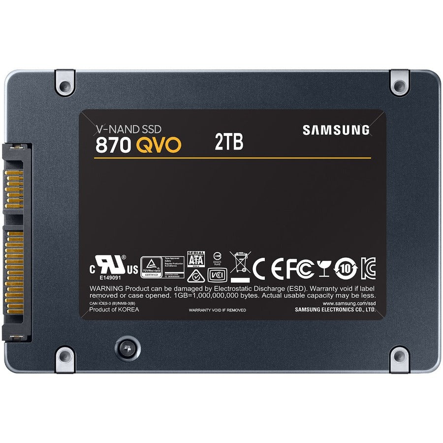 Samsung 870 QVO 2TB SATA III 2.5" Internal SSD – Reliable High-Speed Storage