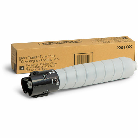 Xerox Genuine AltaLink C8100/C8200 Series Black Toner Cartridge - Reliable High-Yield Laser Print