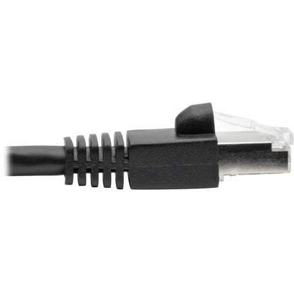 Eaton Tripp Lite Series Cat6a 10G Snagless Shielded STP Ethernet Cable (RJ45 M/M), 6 inches, Black