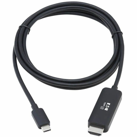 Eaton Tripp Lite Series USB-C to HDMI Adapter Cable (U444-006-HBE), 6 ft, 4K 4:4:4, Thunderbolt 3 Compatible