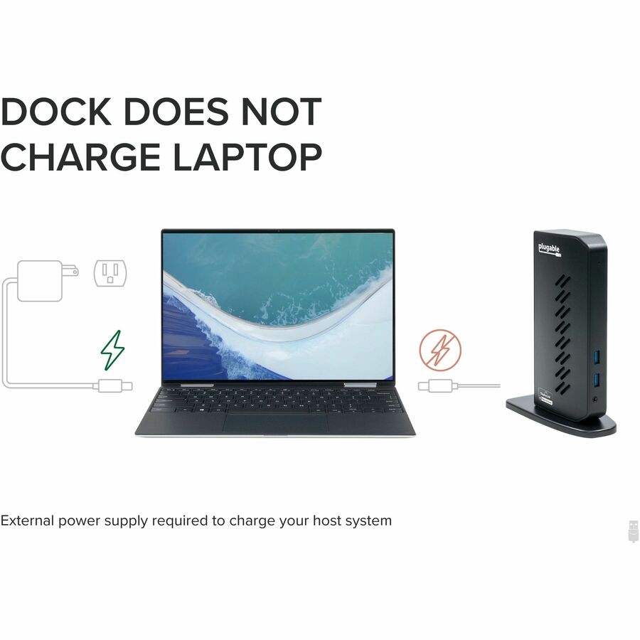 Plugable Technologies UD-6950Z Dual 4K Display Docking Station with HDMI and DisplayPort