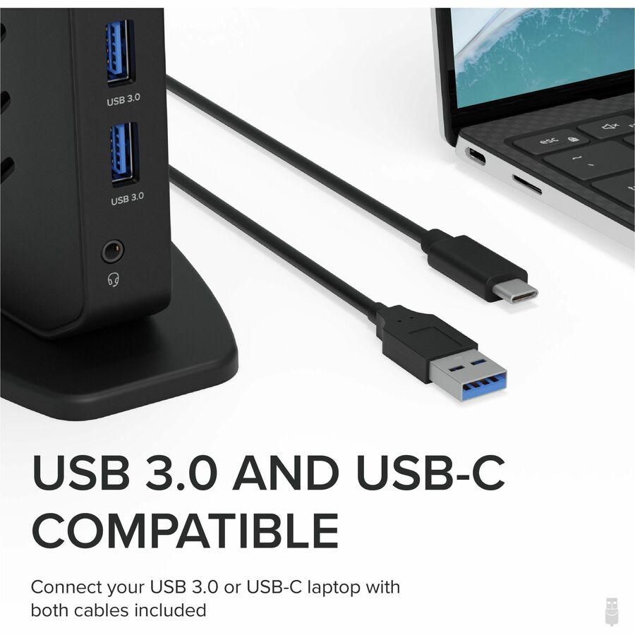 Plugable Technologies UD-6950Z Dual 4K Display Docking Station with HDMI and DisplayPort