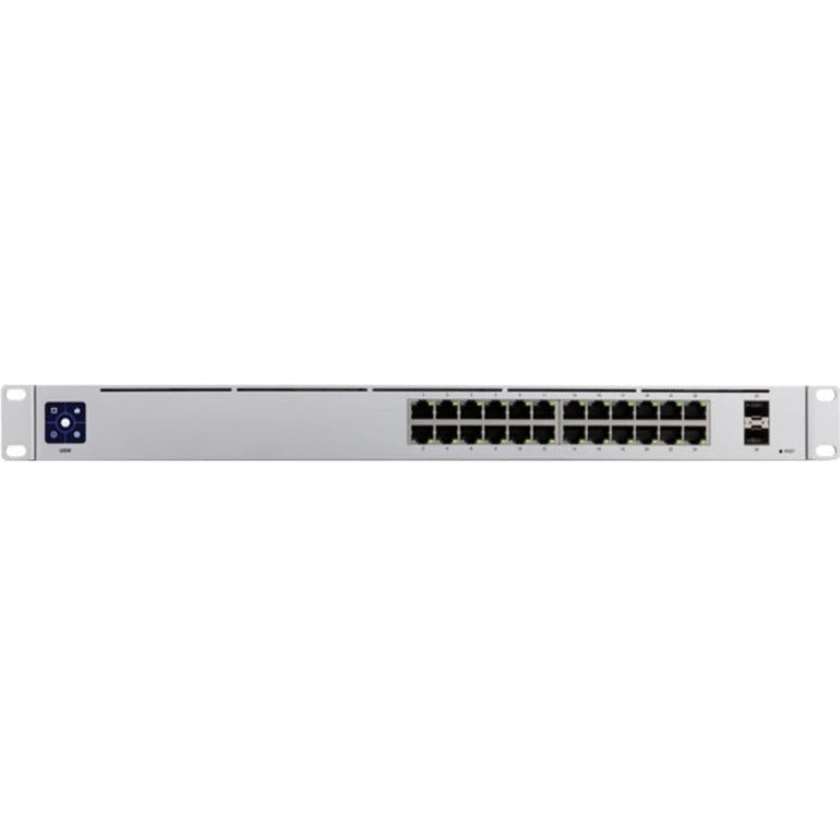 Ubiquiti UniFi Switch 24 - 24 Gigabit Ethernet Ports, 2 SFP Uplink Ports, 1.3" Touchscreen, Managed Layer 2 Switch