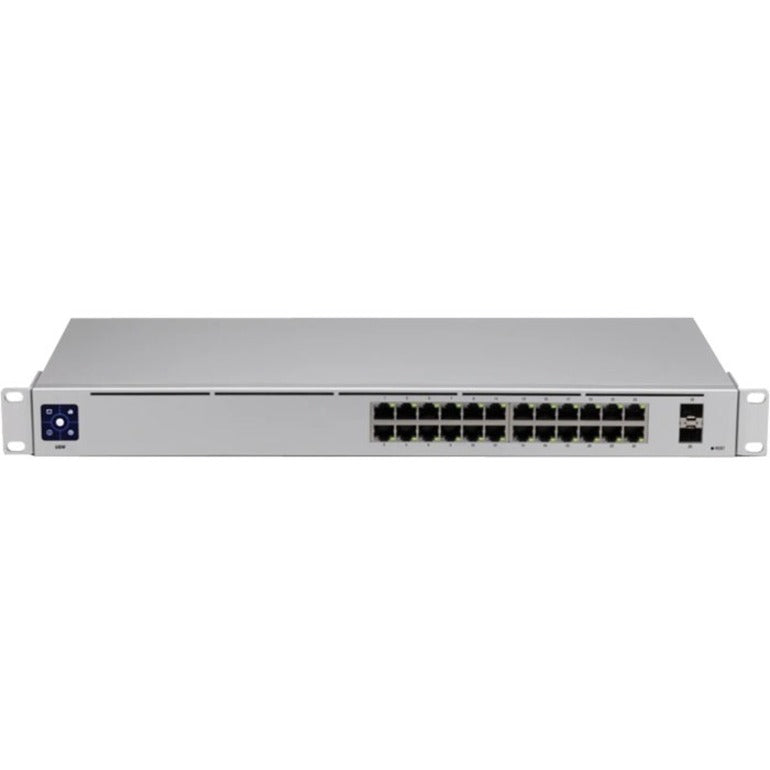 Ubiquiti UniFi Switch 24 - 24 Gigabit Ethernet Ports, 2 SFP Uplink Ports, 1.3" Touchscreen, Managed Layer 2 Switch