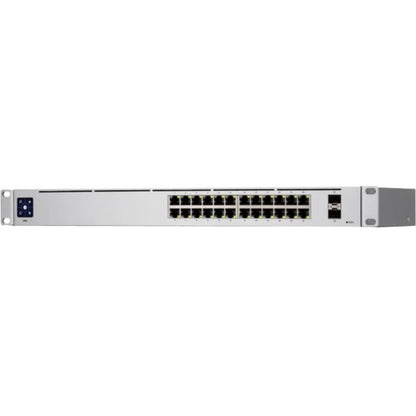 Ubiquiti UniFi Switch 24 - 24 Gigabit Ethernet Ports, 2 SFP Uplink Ports, 1.3" Touchscreen, Managed Layer 2 Switch