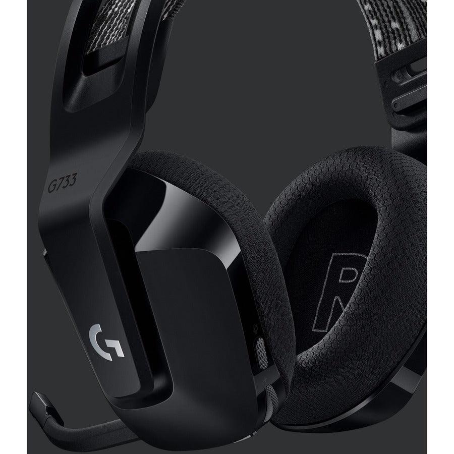 Logitech G733 Lightspeed Wireless RGB Gaming Headset with 40mm PRO-G Drivers and Customizable RGB Lighting