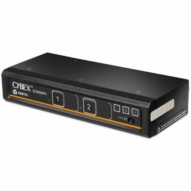 Vertiv Avocent Cybex SC820DPH-400 Secure Desktop KVM Switch with 4K Support and Tamper Detection