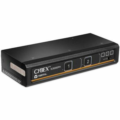 Vertiv Avocent Cybex SC820DPH-400 Secure Desktop KVM Switch with 4K Support and Tamper Detection