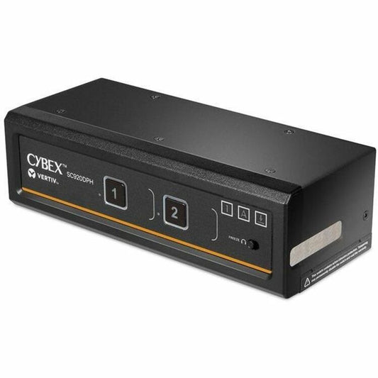 Vertiv Avocent Cybex SC920DPH-400 Secure Desktop KVM Switch with Dual Head Support and Biometric Authentication