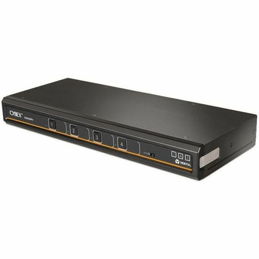 Vertiv Avocent Cybex SC840DPH-400 Secure 4-Port Desktop KVM Switch with 4K Support