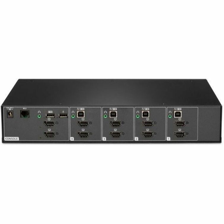 Vertiv Avocent Cybex SC940DPH-400 Secure Desktop 4-Port KVM Switch with Dual Display Support and Biometric Authentication
