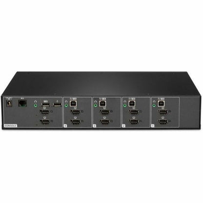 Vertiv Avocent Cybex SC940DPH-400 Secure Desktop 4-Port KVM Switch with Dual Display Support and Biometric Authentication