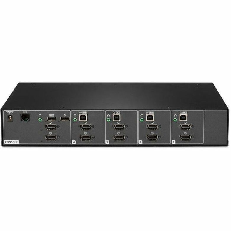Vertiv Avocent Cybex SC945DPH-400 Secure Desktop KVM Switch with 4 Ports and 4K Support