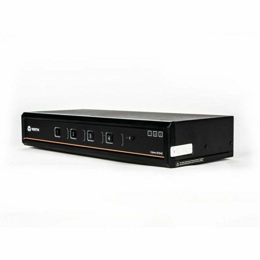 Vertiv Avocent Cybex SC945DPH-400 Secure Desktop KVM Switch with 4 Ports and 4K Support