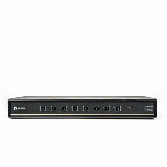 Vertiv Avocent Cybex SC985DPH-400 Secure Desktop KVM Switch with 8 Ports and Biometric Authentication