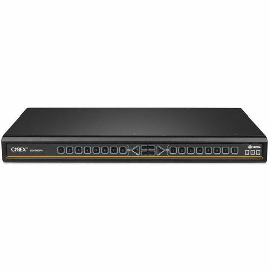 Vertiv Cybex SCM185DPH-400 Secure 8-Port Desktop KVM Switch with Touchscreen and Biometric Support