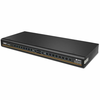 Vertiv Cybex SCM185DPH-400 Secure 8-Port Desktop KVM Switch with Touchscreen and Biometric Support