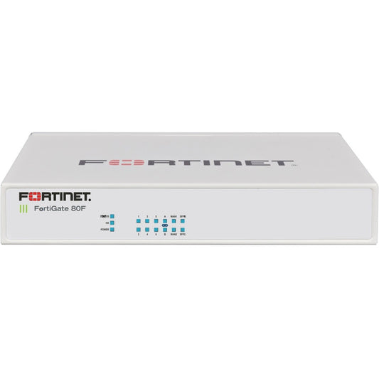 Fortinet FortiGate FG-80F Network Security Firewall Appliance with 8 Gigabit Ethernet Ports and SD-WAN Integration