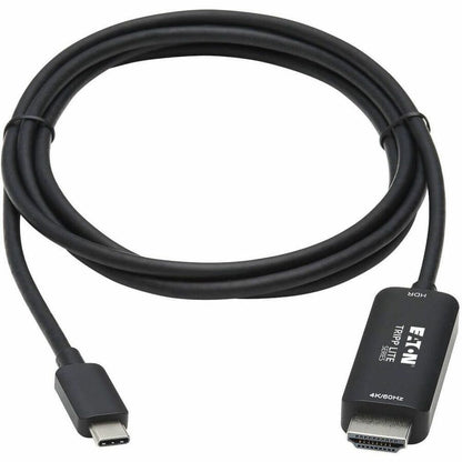 Eaton Tripp Lite Series USB-C to HDMI Adapter Cable (U444-006-HDR2BE) – 4K 60Hz HDR Support, 6 ft, Black