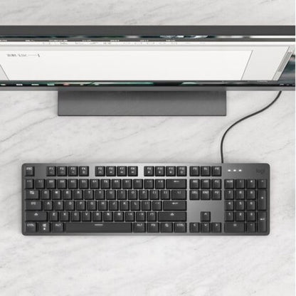 Logitech K845 Mechanical Illuminated Keyboard with Aluminum Design and Custom Switches
