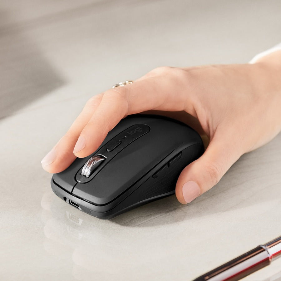 Logitech MX Anywhere 3 Wireless Performance Mouse – Compact, Multi-Device, Black