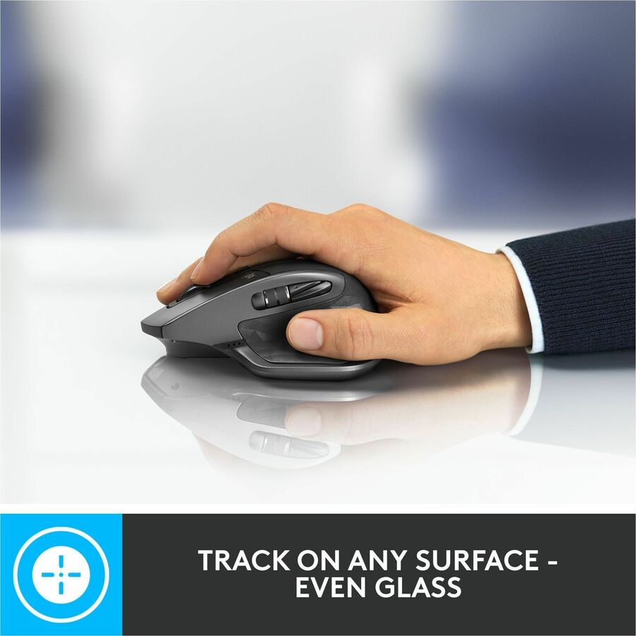 Logitech MX Master 2S Bluetooth Edition Wireless Mouse in Graphite