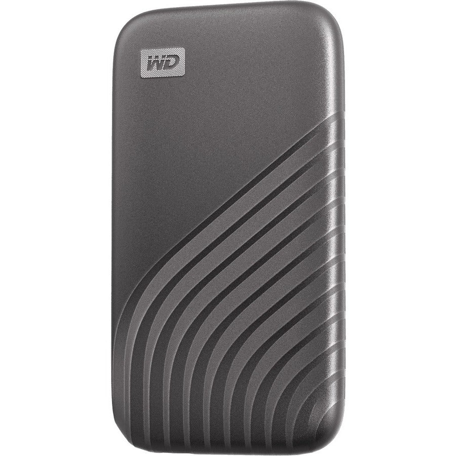 WD My Passport WDBAGF0020BGY-WESN 2TB Portable SSD Drive with USB 3.2 Gen 2, Space Gray