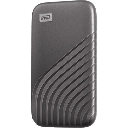 WD My Passport WDBAGF0020BGY-WESN 2TB Portable SSD Drive with USB 3.2 Gen 2, Space Gray