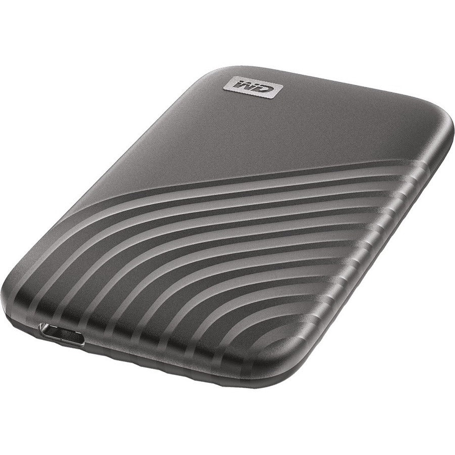WD My Passport WDBAGF0020BGY-WESN 2TB Portable SSD Drive with USB 3.2 Gen 2, Space Gray