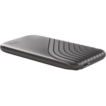 WD My Passport WDBAGF0020BGY-WESN 2TB Portable SSD Drive with USB 3.2 Gen 2, Space Gray