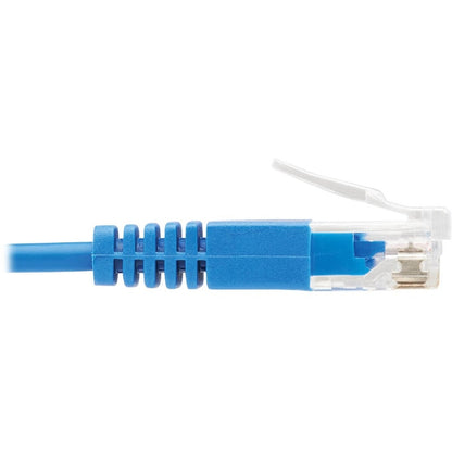 Eaton Tripp Lite Series Cat6 Ultra-Slim Ethernet Cable (RJ45 M/M), Blue, 6 inches