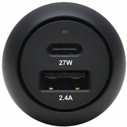 Eaton Tripp Lite Series Dual-Port USB Car Charger U280-C02-39W-1B with 39W Power Delivery for Fast Mobile Device Charging