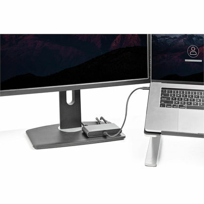 StarTech.com Thunderbolt 3 Mini Dock - Portable Dual 4K HDMI Monitor Docking Station with Gigabit Ethernet and USB-A Ports