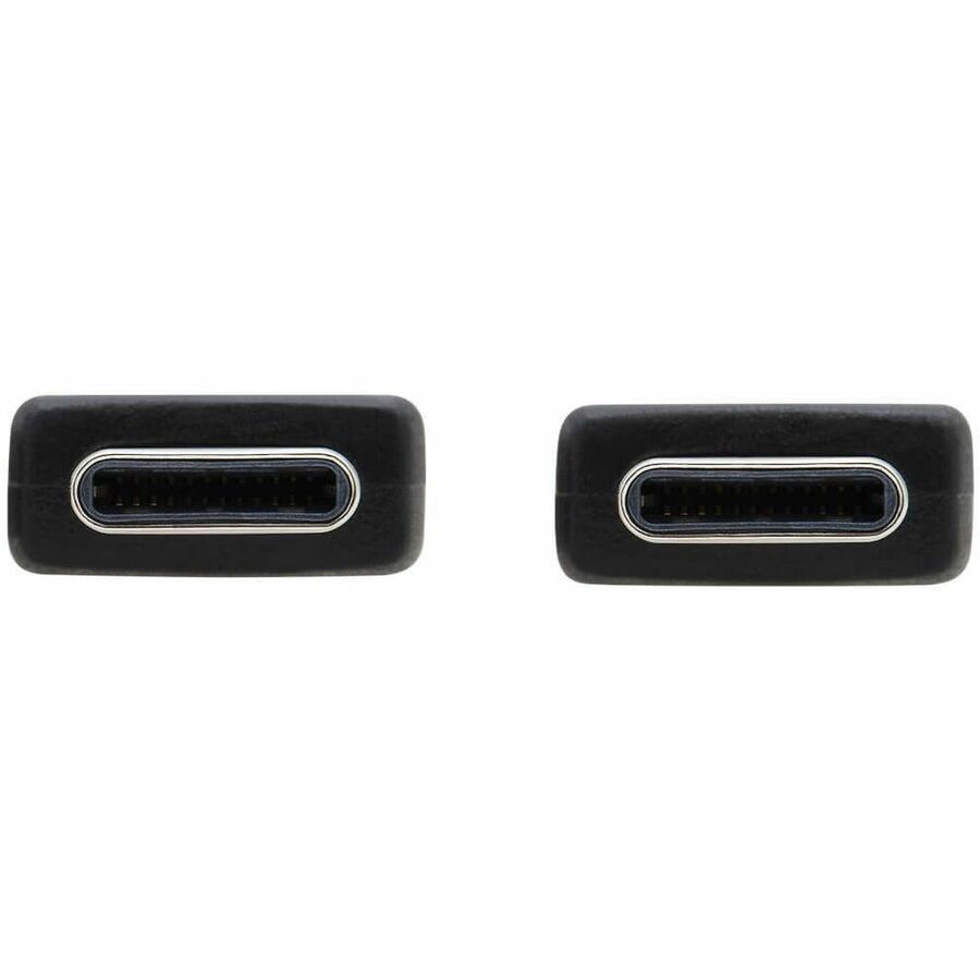 Eaton Tripp Lite Series USB-C Flat Data Transfer Cable - 16 Inch, USB 3.1 Gen 2, 10 Gbps, 100W Power, Reversible Connectors