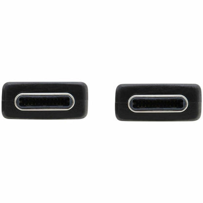 Eaton Tripp Lite Series USB-C Flat Data Transfer Cable - 16 Inch, USB 3.1 Gen 2, 10 Gbps, 100W Power, Reversible Connectors