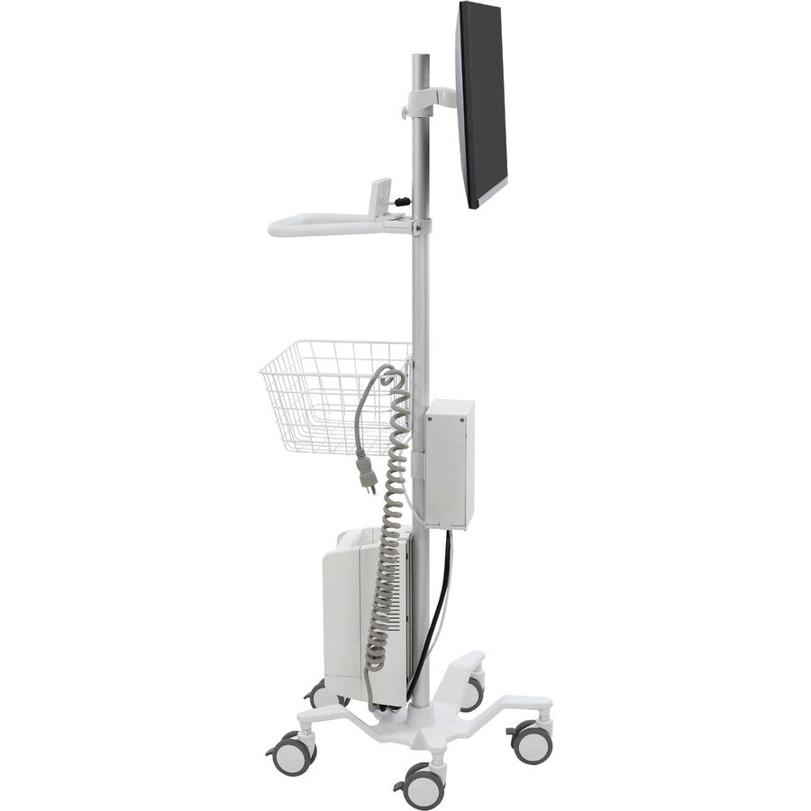 Ergotron StyleView Pole Cart – Versatile Multi-Purpose Mobile Cart with Heavy-Duty Casters and Modular Design