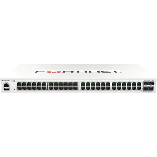 Fortinet FortiSwitch FS-148F Ethernet Switch – 48-Port 10GbE Managed Rack-Mountable Switch