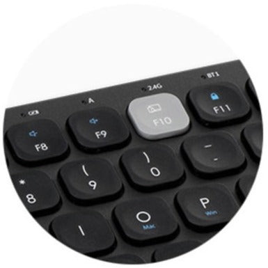 Kensington Multi-Device Dual Wireless Compact Keyboard - Bluetooth & 2.4GHz with Multi-Host Support