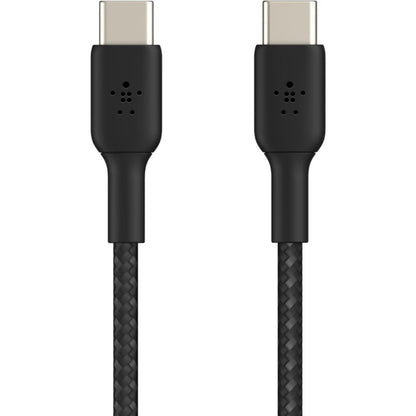 Belkin 60W USB-C to USB-C Braided Cable - 6.6 ft Fast Charging and Data Transfer