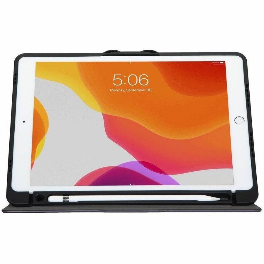 Targus Versavu THZ86307GL 10.2-10.5 Inch iPad Case with 360° Rotation and Apple Pencil Holder in Violet