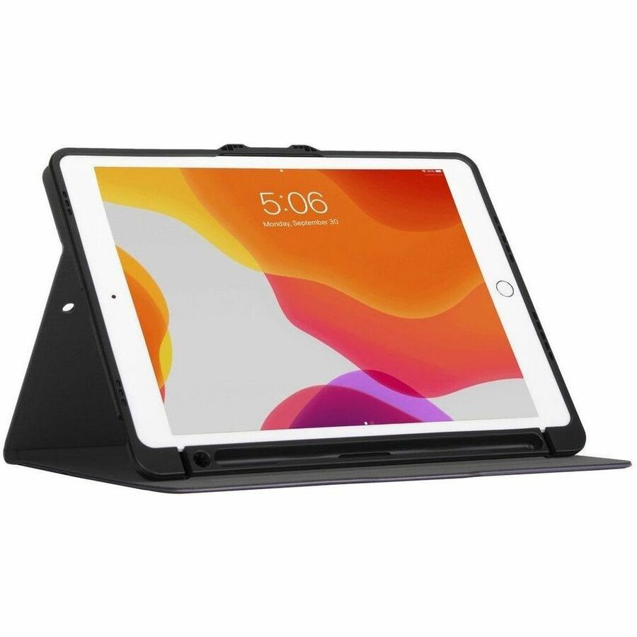 Targus Versavu THZ86307GL 10.2-10.5 Inch iPad Case with 360° Rotation and Apple Pencil Holder in Violet