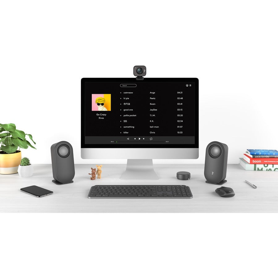 Logitech Z407 Bluetooth Speaker System with Subwoofer and Wireless Control – 40W RMS, Deep Bass, Versatile Connectivity