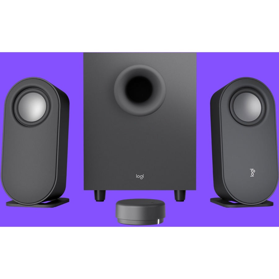 Logitech Z407 Bluetooth Speaker System with Subwoofer and Wireless Control – 40W RMS, Deep Bass, Versatile Connectivity