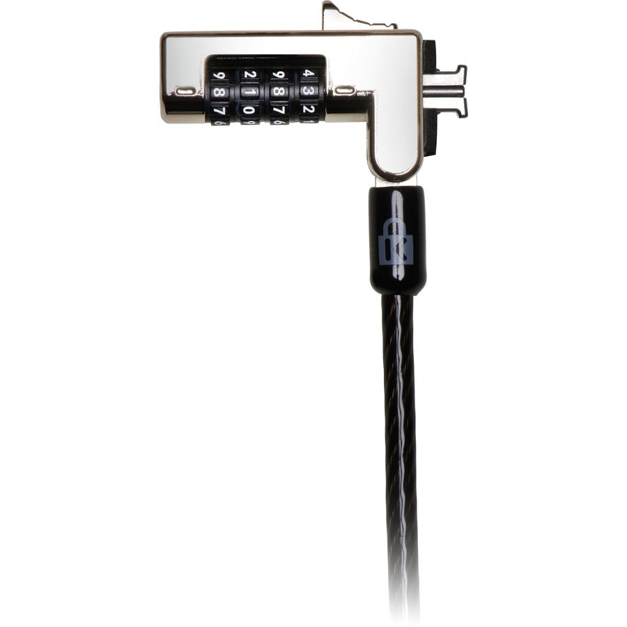 Kensington F, Slim Combination Laptop Lock-Reset - Secure Ultra-Thin & 2-in-1 Devices with 6 ft Carbon Steel Cable