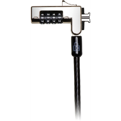 Kensington F, Slim Combination Laptop Lock-Reset - Secure Ultra-Thin & 2-in-1 Devices with 6 ft Carbon Steel Cable