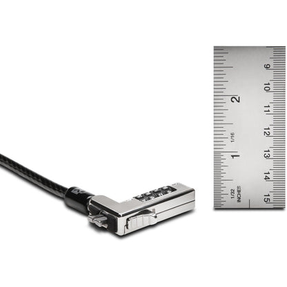 Kensington F, Slim Combination Laptop Lock-Reset - Secure Ultra-Thin & 2-in-1 Devices with 6 ft Carbon Steel Cable
